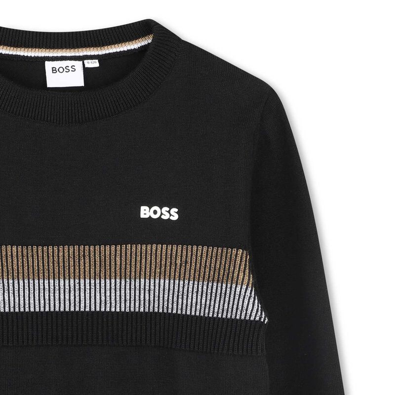 BOSS Cotton Sweatshirt 6Y - 10Y image number 2